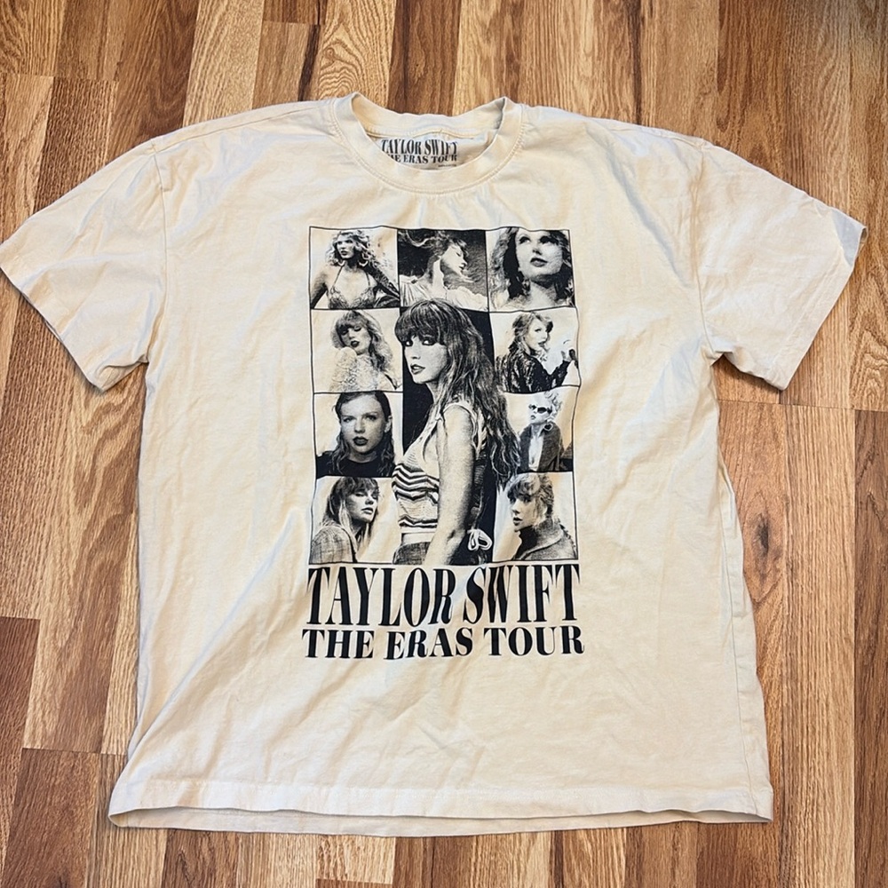 Taylor Swift Eras Tour beige Tshirt official merch 2024